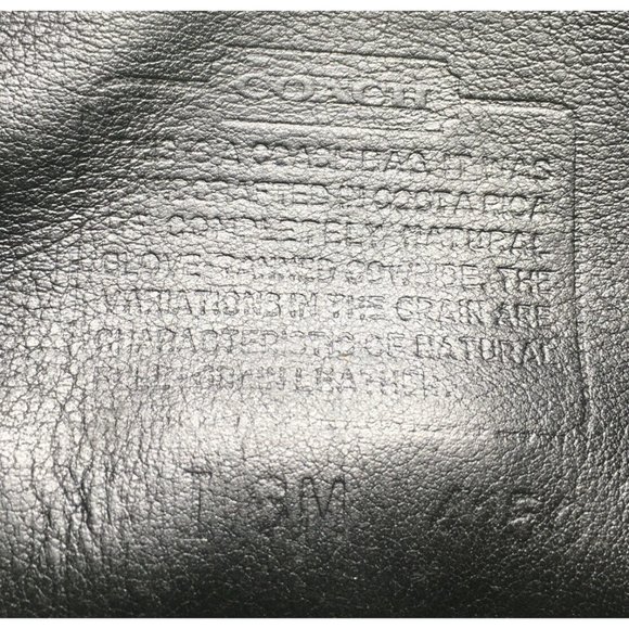 Coach Fletcher 4150 Vintage Black Soft Leather Flap Shoulder Bag - Picture 12 of 12